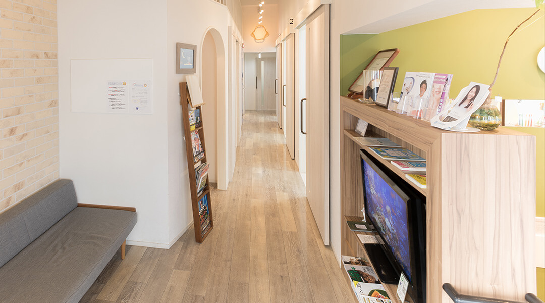 何度も通う場所だから、安心できる空間を